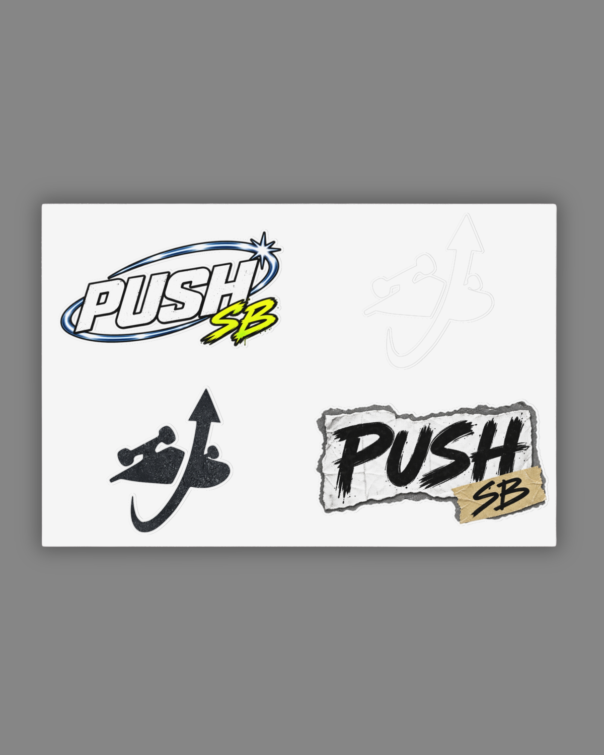 MIXED LOGO STICKER SHEET
